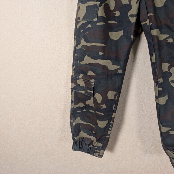 VIP Camo Jogger Pants Tactical Cargo Belted Gorpcore Womens 5/27 - Picture 3 of 10